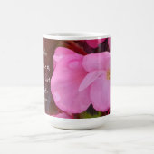 Mooie roze drijft uw schatbare bijbelse versie aan koffiemok (Center)