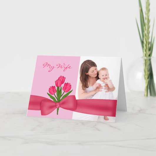 Mooie Roze Echtgenoot aan de Kaart van het (Voorkant)
