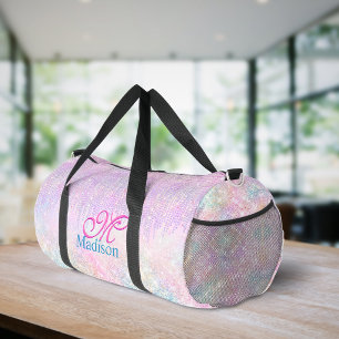 Mooie Roze Eenhoorn Glitter rhinestone Drip monogr Plunjezak