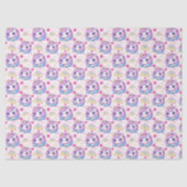 Mooie Roze Eenhoorns  Tissuepapier (Voorkant)