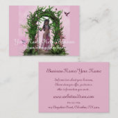Mooie roze Elf Fantasy-Visitekaartjes Visitekaartje (Voorkant / Achterkant)
