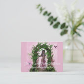 Mooie roze Elf Fantasy-Visitekaartjes Visitekaartje (Staand voorkant)