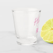 Mooie Roze en Chic Bruid Shot Glas (Links)