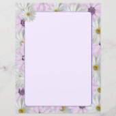 Mooie Roze en Witte Daisies 8,5 x 11 (Voorkant)