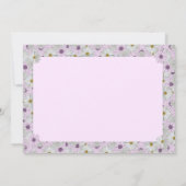 Mooie Roze en Witte Daisy Bloemen Groet Kaart (Achterkant)