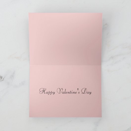 Mooie roze en witte harten Valentijnsdag Feestdagen Kaart (Binnen)