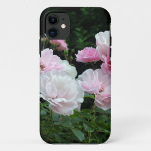 mooie roze en witte roos bloemenstruiken. Botanica Case-Mate iPhone Case