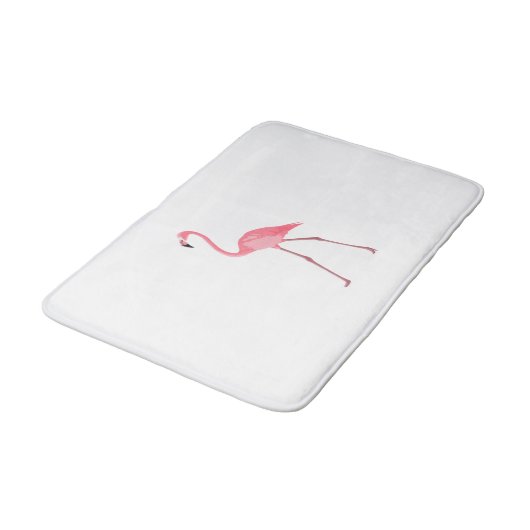 Mooie roze flamingo badmat (Gekanteld)