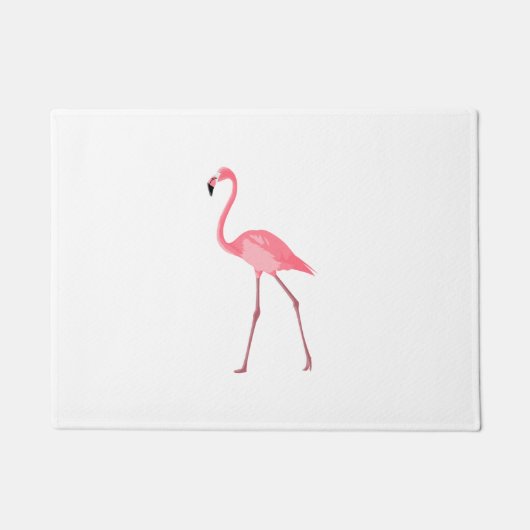 Mooie roze flamingo deurmat (Voorkant)