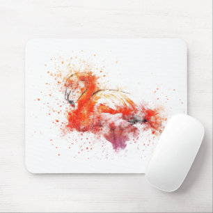 Mooie Roze Flamingo Muismat