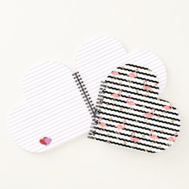 Mooie Roze Flamingo Naadloos Patroon Notitieboek