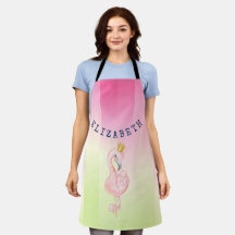 Mooie Roze Flamingo Ombre Gestreepte