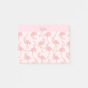 Mooie roze flamingo post-it® notes