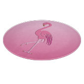 Mooie roze flamingo snijplank (Hoek)