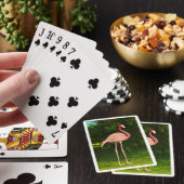 Mooie roze flamingo speelkaarten (Insitu)