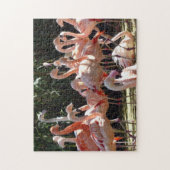 Mooie roze flamingos Jigzaag Puzzle Legpuzzel (Verticaal)
