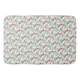 Mooie roze Floral Badmat
