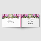 Mooie roze Floral Gastenboek (Volledig)