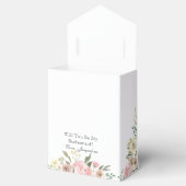 Mooie roze Floral zal je mijn Bridesmaid zijn Bedankdoosjes (Geopend)