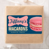 Mooie Roze Franse Macarons | Thuisgemaakte Macaron Etiket (Insitu)