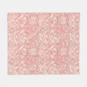 Mooie Roze Franse Parijse Ontwerp Fleece Deken (Voorkant (Horizontaal))