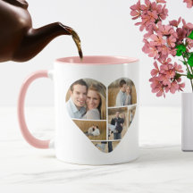 Mooie Roze Gepersonaliseerde Hartvormige Liefdes F