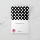 Mooie Roze Gerber-Margriet Bedankkaart (Binnen)