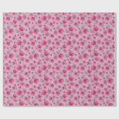 Mooie Roze Gerbera Daisy Bloemen Cadeaupapier (Vlak)