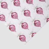Mooie Roze Glam Kerstballen Tissuepapier (Detail)