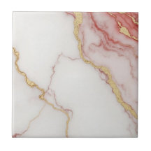 Mooie roze gouden huis tegels