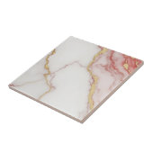 Mooie roze gouden huis tegels tegeltje (Zijkant)