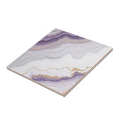 Mooie roze gouden paarse huis tegels tegeltje (Zijkant)