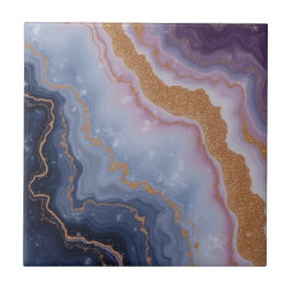 Mooie roze gouden paarse huis tegels tegeltje