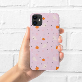Mooie Roze Halloween Geest Patroon Hoesje