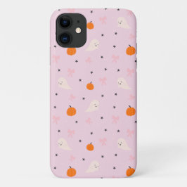 Mooie Roze Halloween Geest Patroon Hoesje