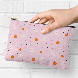 Mooie Roze Halloween Geest Patroon Ritssluiting Za Etui
