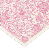 Mooie roze handtekening van de platte schets korte tafelloper (Hoek)