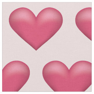 Mooie Roze Harten Cute Valentijnsdag Patroon Stof