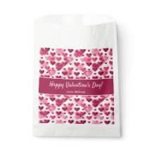 Mooie Roze Harten Met Aangepaste Tekst Valentijnsd