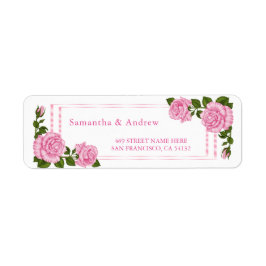Mooie Roze Hoekboeketten Bruiloft Etiket