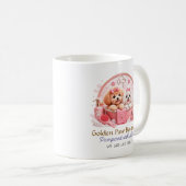 Mooie Roze Hondenverzorging Mok Ontwerp (Voorkant rechts)