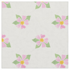 Mooie Roze Hondsrozen op Getextureerde Witte Stof