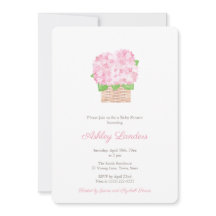 Mooie Roze Hortensia Meisje Baby Shower