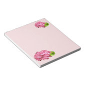 Mooie Roze Hortensia Notitieblok (Schuin)