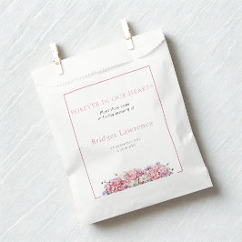 Mooie Roze Hortensia Rouw Zaadpakket Bedankzakje