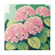 Mooie Roze Hortensia Struiken