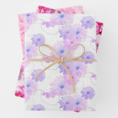 Mooie roze kartonnen vellen papier (In situ)