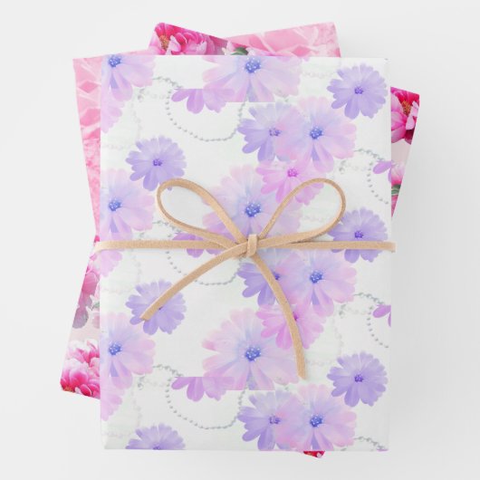 Mooie roze kartonnen vellen papier (In situ)