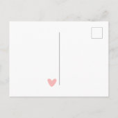 Mooie Roze Kat Kinderen Verjaardagskaart Briefkaart (Achterkant)