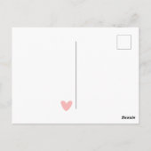 Mooie Roze Kat Kinderen Verjaardagskaart Briefkaart (Achterkant)